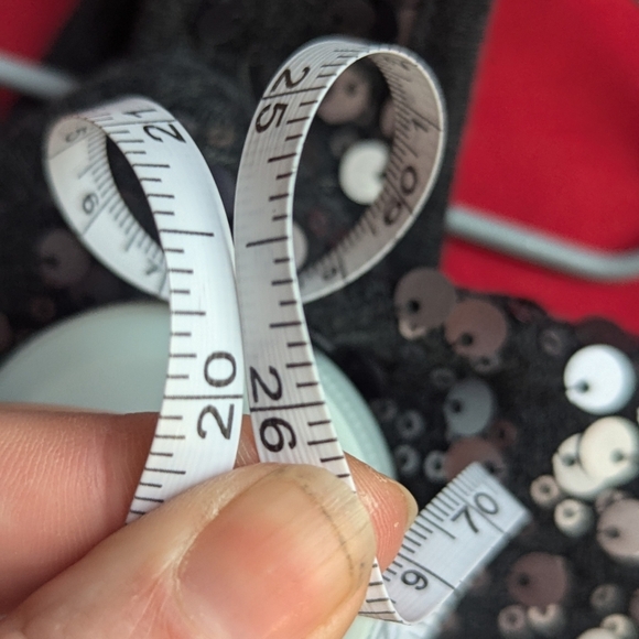 🟡 16. XL Sequin Tank Top Bubble Shape Sequin - Picture 5 of 5